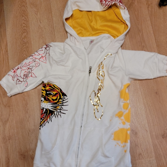 Vintage ed hardy hooded top - Picture 2 of 11